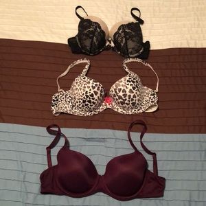 Women’s Victoria Secret & Pink Bras( set of 3)